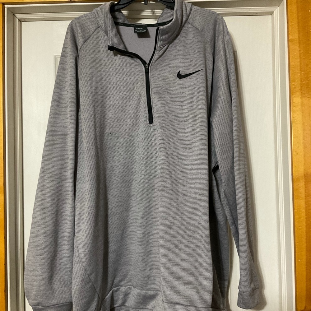 Nike - grey quarter zip